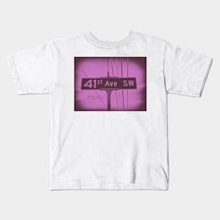 41st Avenue Southwest, West Seattle, WA by Mistah Wilson (Issue143 Edition) Kids T-Shirt